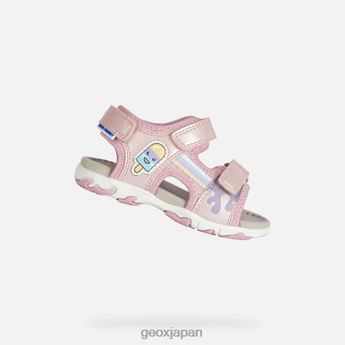 Geox Shoes Japan サンダルフラフィー幼児 822JX1565 赤ちゃんと幼児 ライトピンク