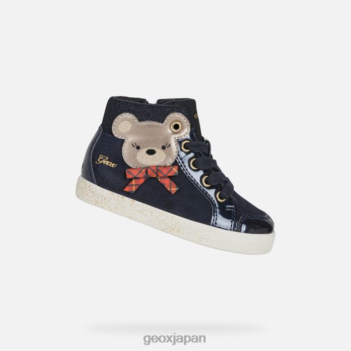 Geox Shoes Japan キルウィ幼児 822JX1581 赤ちゃんと幼児 ダークネイビー