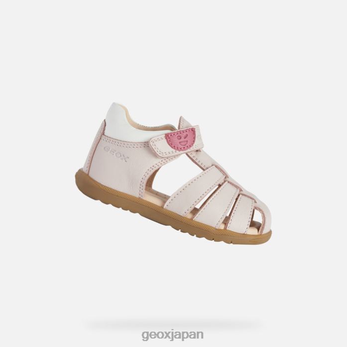 Geox Shoes Japan サンダルマキアの女の赤ちゃん 822JX1626 赤ちゃんと幼児 ライトローズ
