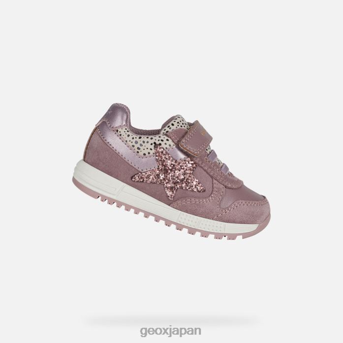 Geox Shoes Japan アルベン幼児 822JX1636 赤ちゃんと幼児 バラの煙