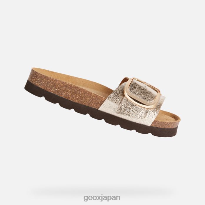 Geox Shoes Japan ブリオニアハイウーマン 822JX1682 女性 ライトゴールド