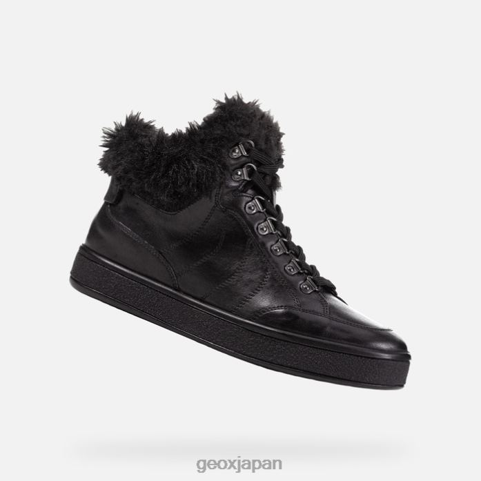 Geox Shoes Japan レイルの女性 822JX1705 女性 黒