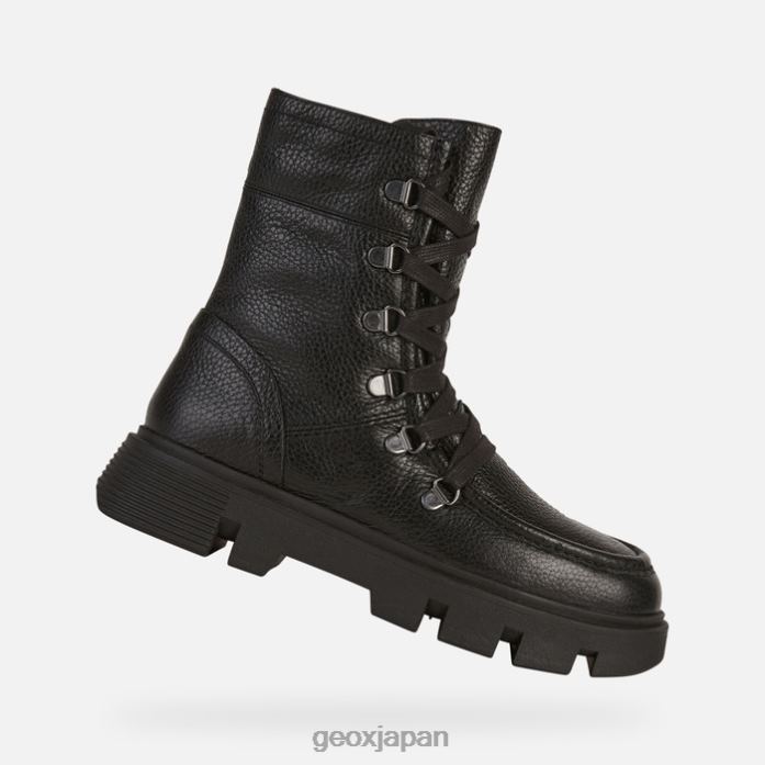 Geox Shoes Japan ヴィルデの女性 822JX1708 女性 黒