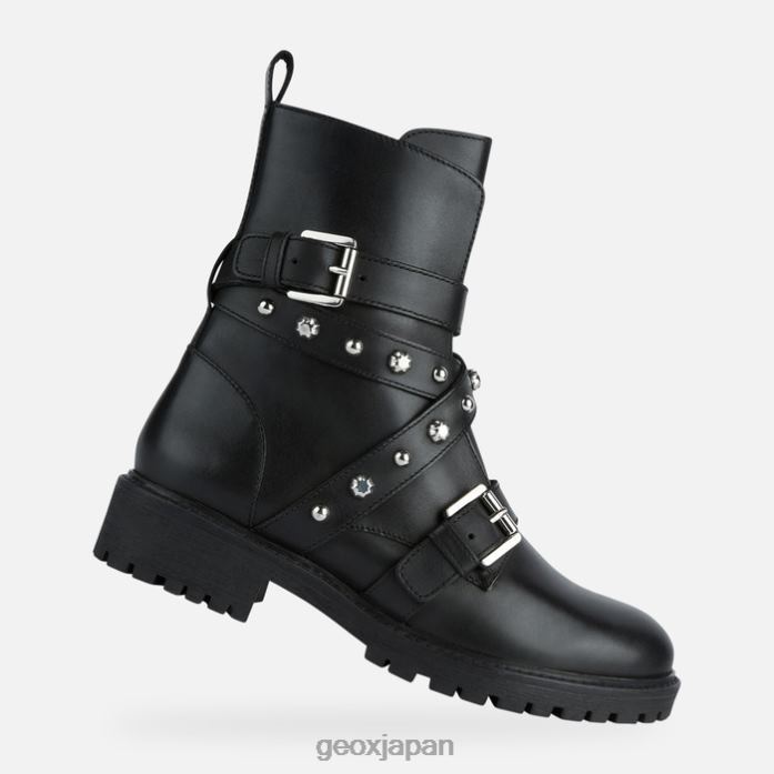 Geox Shoes Japan ホアラ女性 822JX1716 女性 黒