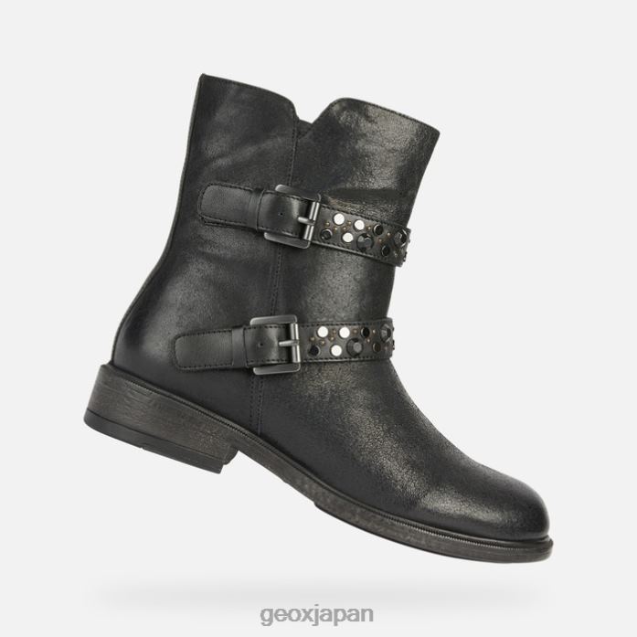 Geox Shoes Japan カトリアの女性 822JX1718 女性 黒