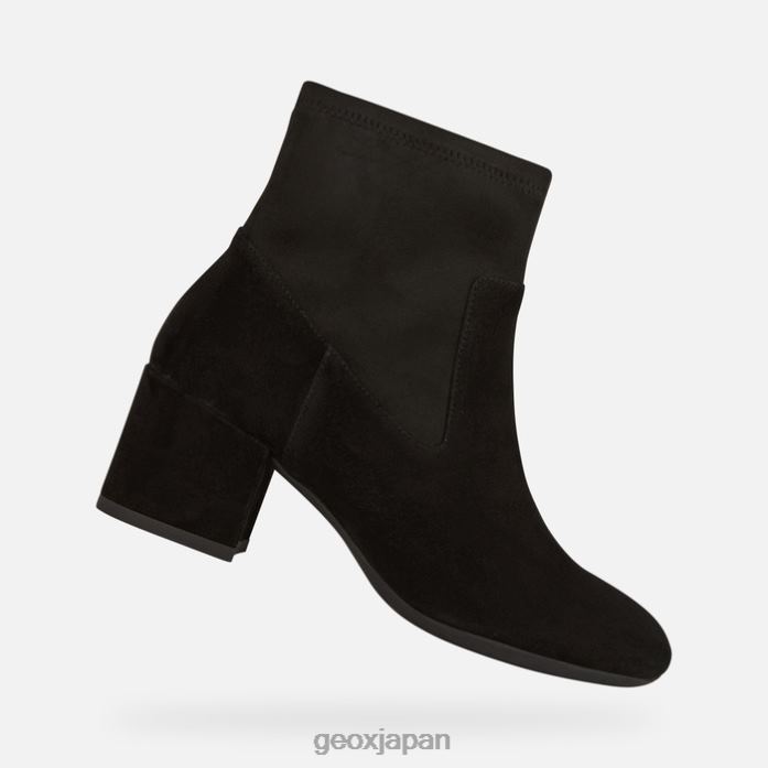 Geox Shoes Japan エレアナ女性 822JX1719 女性 黒