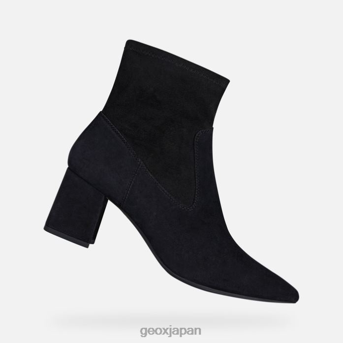 Geox Shoes Japan ビリアナの女性 822JX1722 女性 黒