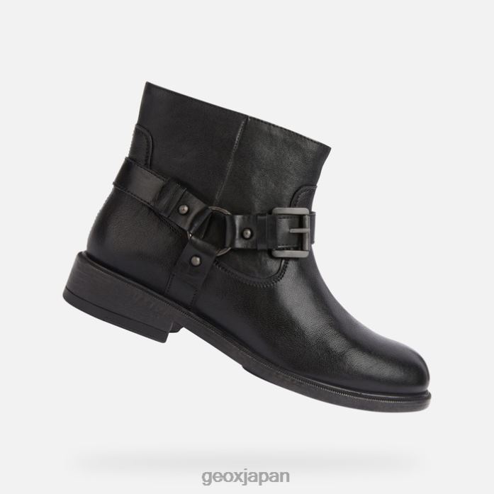 Geox Shoes Japan カトリアの女性 822JX1723 女性 黒