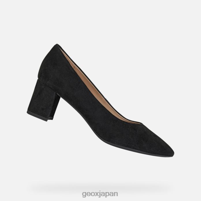 Geox Shoes Japan ビリアナの女性 822JX1724 女性 黒