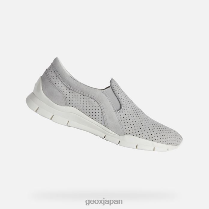 Geox Shoes Japan スキエ女 822JX1728 女性 ライトグレー