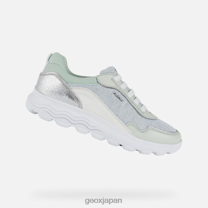 Geox Shoes Japan スフェリカウーマン 822JX1730 女性 ミント/ホワイト