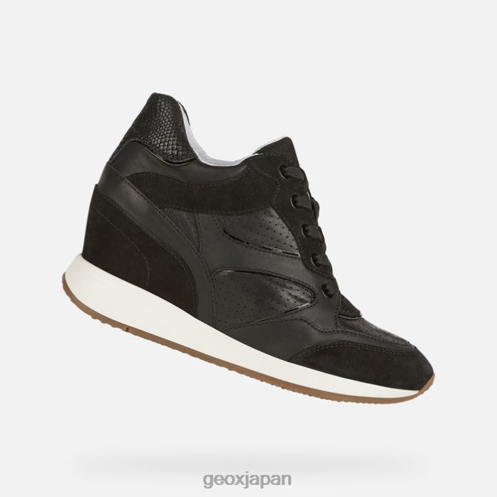 Geox Shoes Japan ダメ女 822JX1732 女性 黒