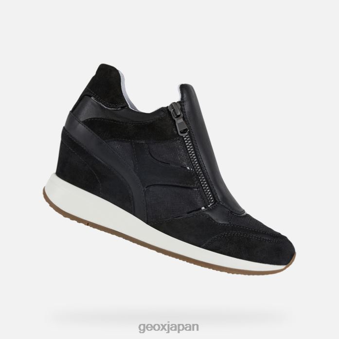 Geox Shoes Japan ダメ女 822JX1735 女性 黒