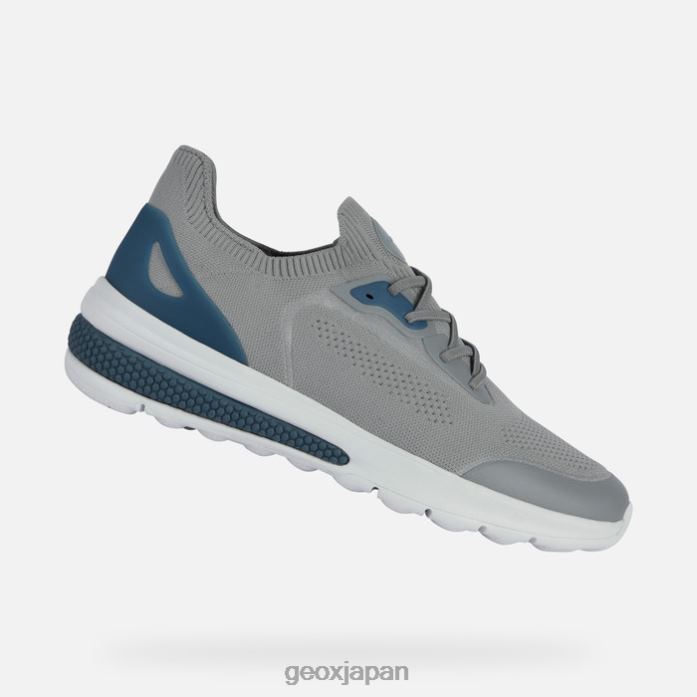 Geox Shoes Japan スフェリカ アクティフマン 822JX1773 男性 ライトグレー