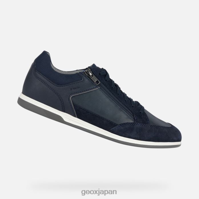 Geox Shoes Japan レナンマン 822JX1787 男性 海軍