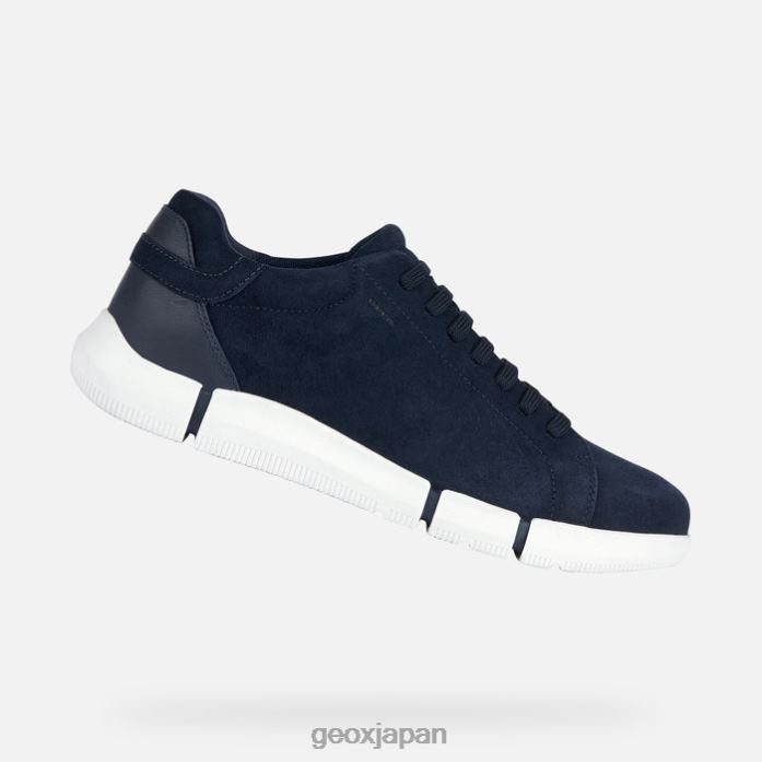 Geox Shoes Japan アダプターマン 822JX1789 男性 海軍