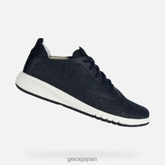 Geox Shoes Japan エアランティスマン 822JX1790 男性 青