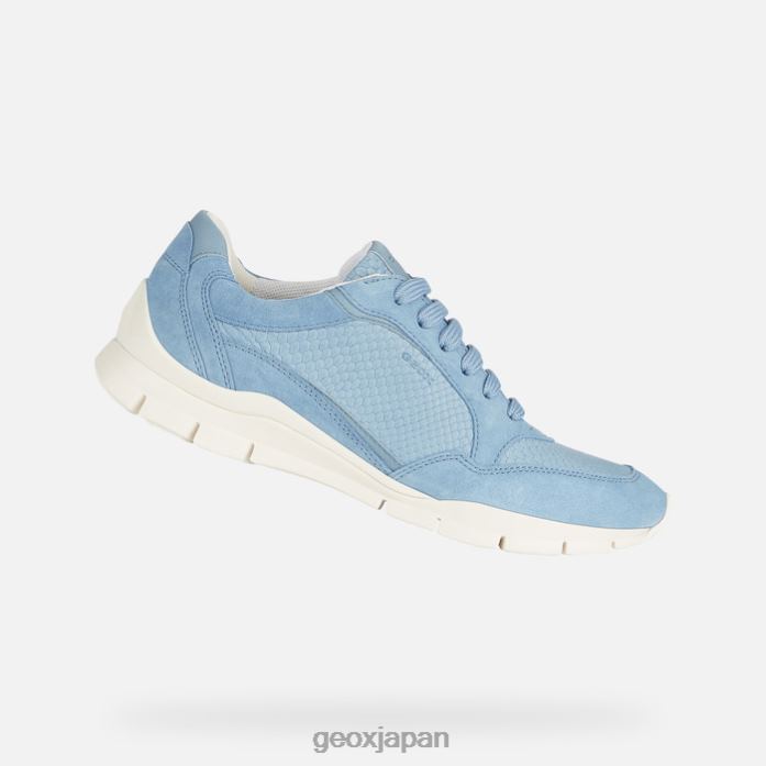 Geox Shoes Japan スキエ女 822JX180 女性 ブルーッテ/LTアビオ