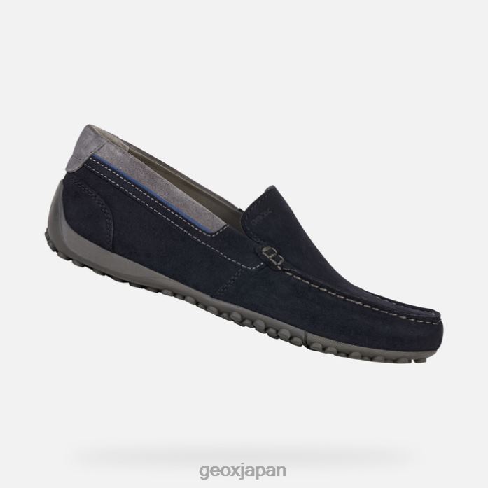 Geox Shoes Japan 蛇男 822JX1855 男性 海軍