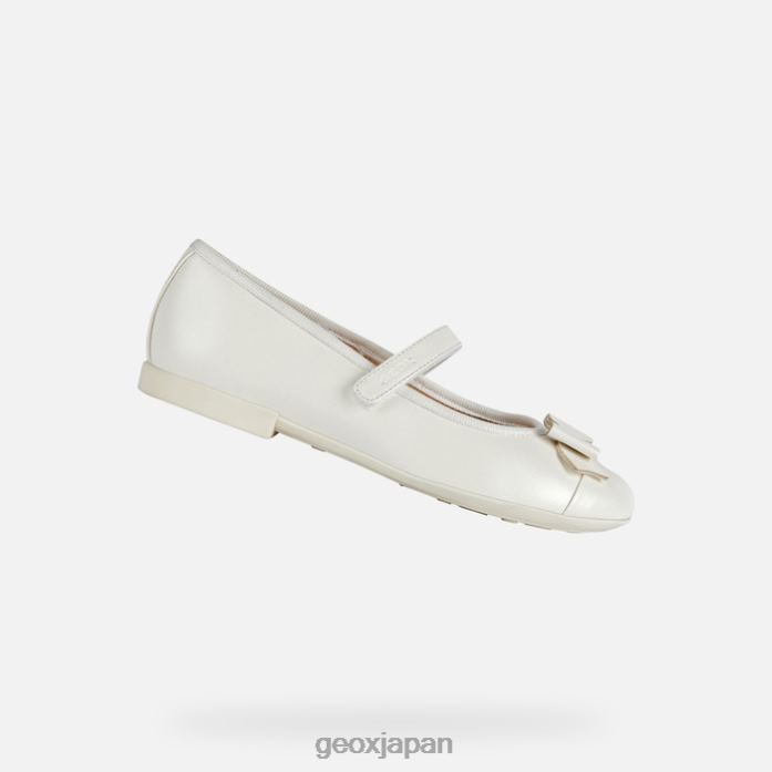 Geox Shoes Japan プリエガール 822JX1877 女の子 白