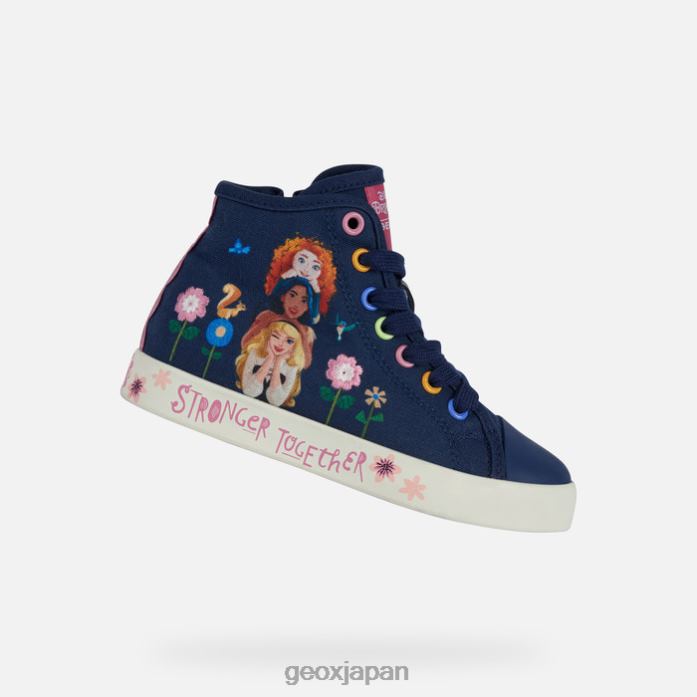 Geox Shoes Japan チアクガール 822JX1894 女の子 海軍