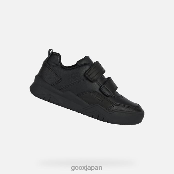 Geox Shoes Japan パースジュニア 822JX1913 男の子たち 黒