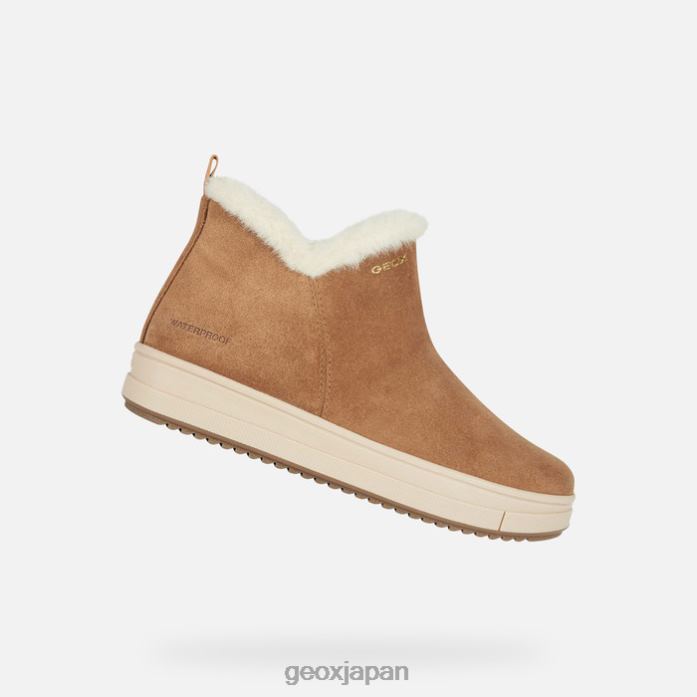 Geox Shoes Japan レベッカガール 822JX1916 女の子 ウィスキー