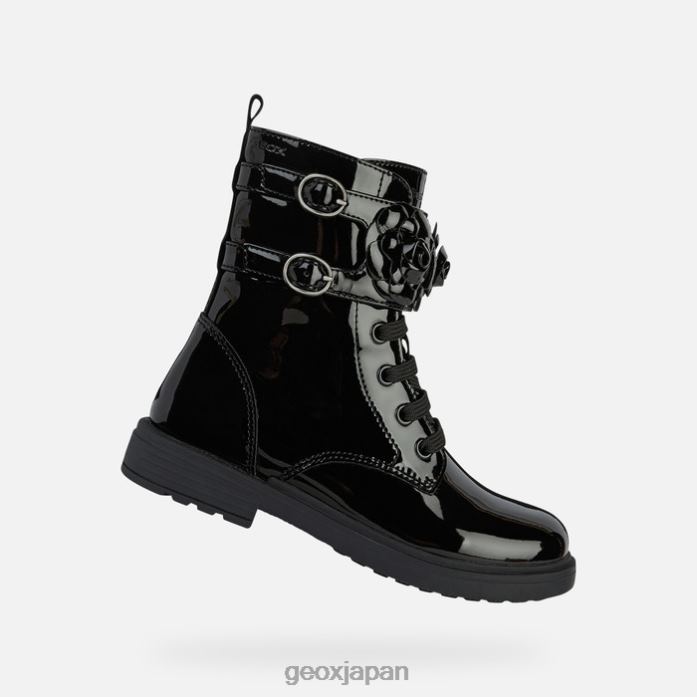 Geox Shoes Japan エクレアガール 822JX1921 女の子 黒