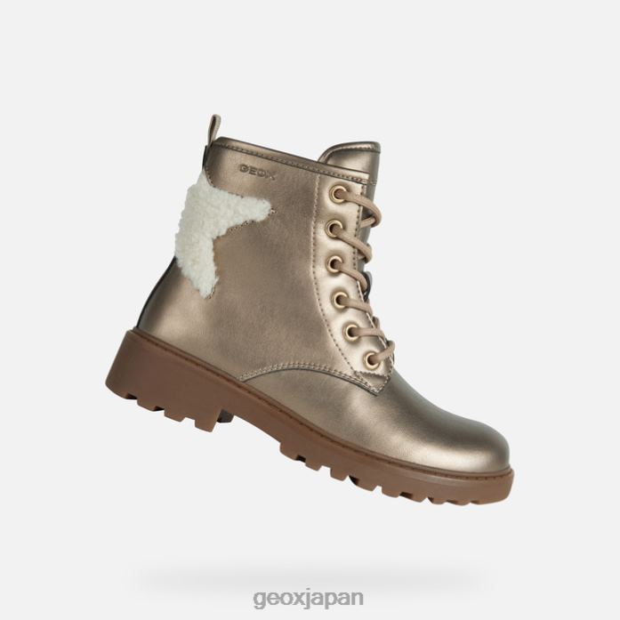 Geox Shoes Japan ケイシーガール 822JX1927 女の子 鉛