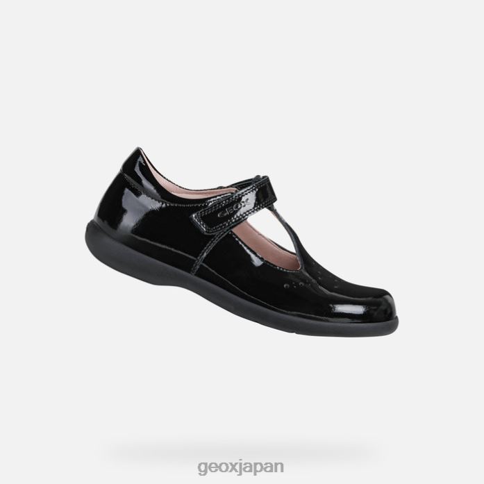 Geox Shoes Japan ナイマラの女の子 822JX1930 女の子 黒