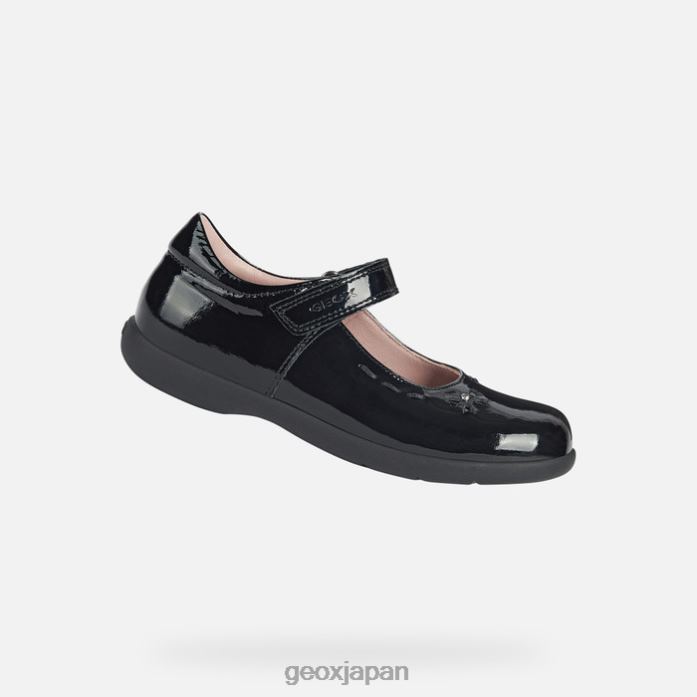 Geox Shoes Japan ナイマラの女の子 822JX1931 女の子 黒