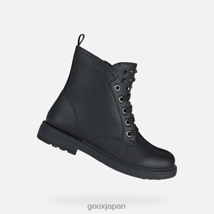 Geox Shoes Japan エクレアガール 822JX1934 女の子 黒