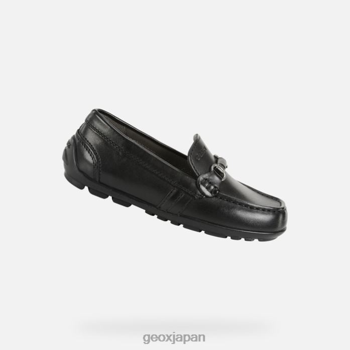 Geox Shoes Japan 新しい速い少年 822JX1974 男の子たち 黒