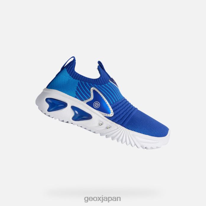 Geox Shoes Japan アシスタントボーイ 822JX1983 男の子たち ロイヤル/ライトブルー