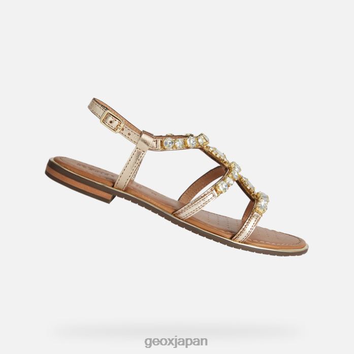 Geox Shoes Japan ソージープラスウーマン 822JX206 女性 ライトゴールド