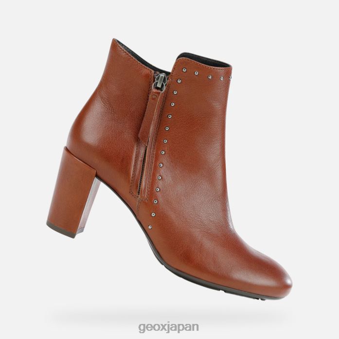 Geox Shoes Japan ロイシアの女性 822JX215 女性 茶色