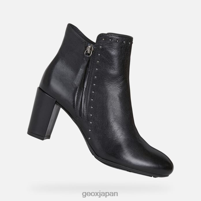 Geox Shoes Japan ロイシアの女性 822JX216 女性 黒