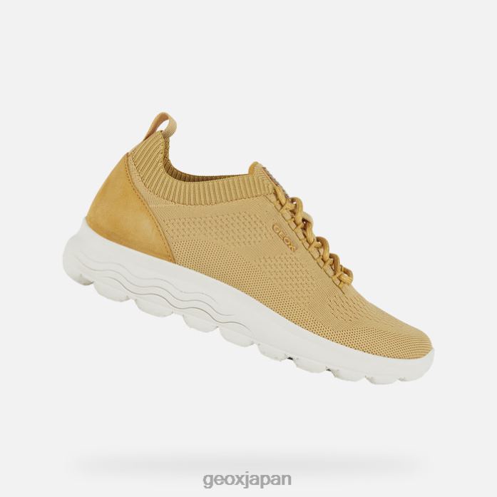Geox Shoes Japan スフェリカウーマン 822JX24 女性 ダークイエロー
