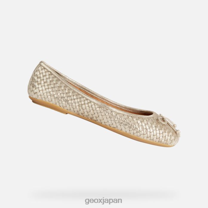 Geox Shoes Japan パルマリアの女性 822JX246 女性 ライトゴールド