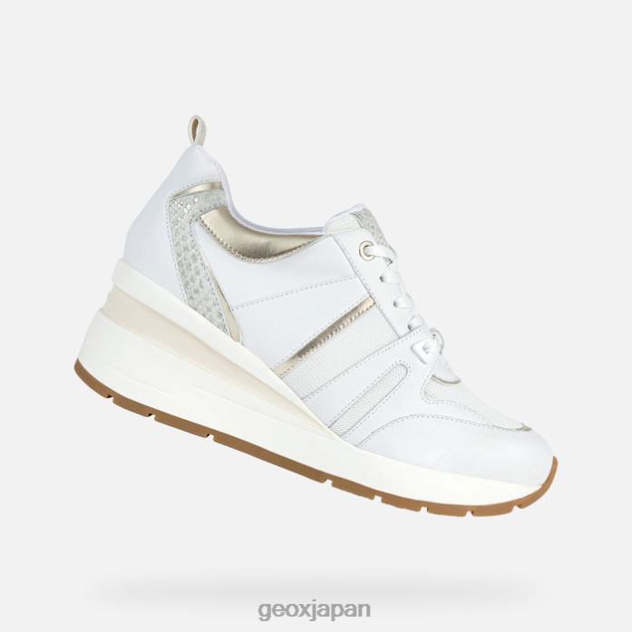 Geox Shoes Japan ゾスマの女性 822JX252 女性 白
