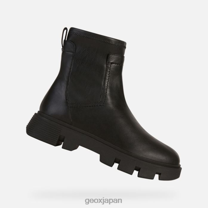 Geox Shoes Japan ヴィルデの女性 822JX256 女性 黒