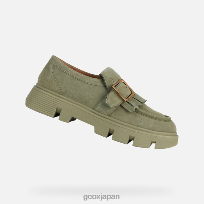 Geox Shoes Japan ヴィルデの女性 822JX269 女性 ピスタチオ