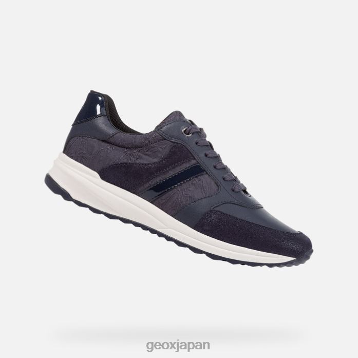 Geox Shoes Japan アイレル女性 822JX275 女性 海軍