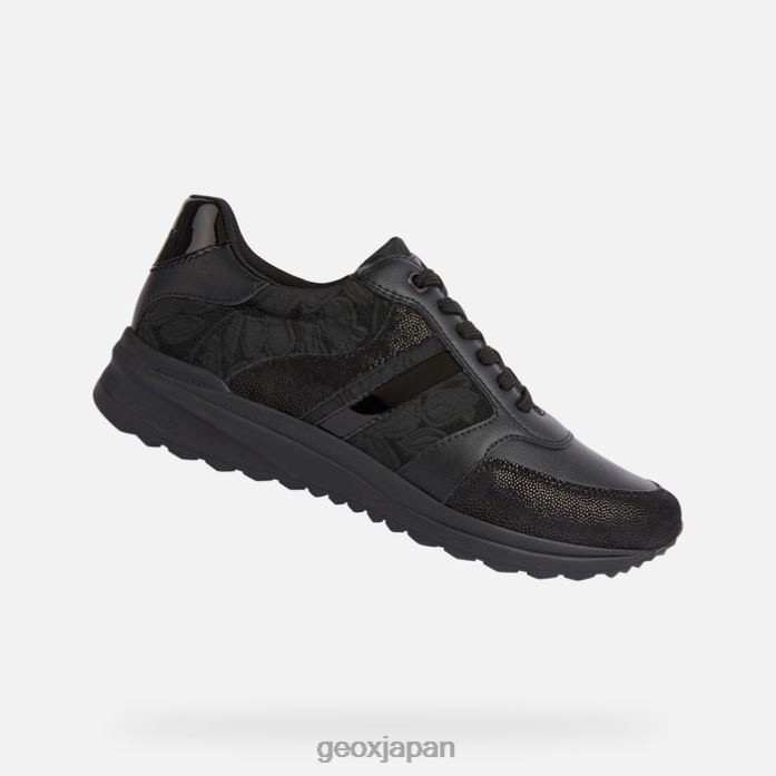 Geox Shoes Japan アイレル女性 822JX276 女性 黒