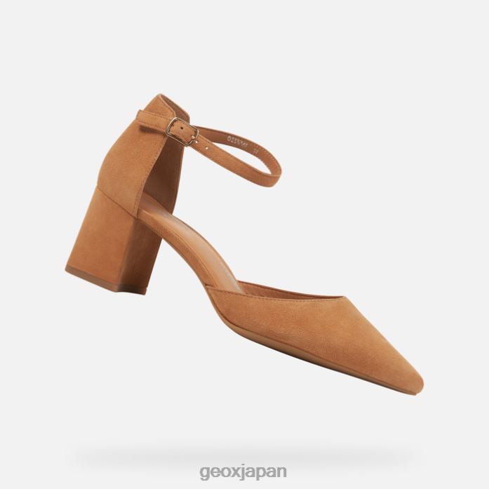 Geox Shoes Japan ビリアナの女性 822JX283 女性 キャメル