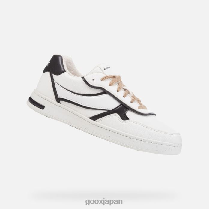Geox Shoes Japan ジェイセンの女性 822JX296 女性 白黒
