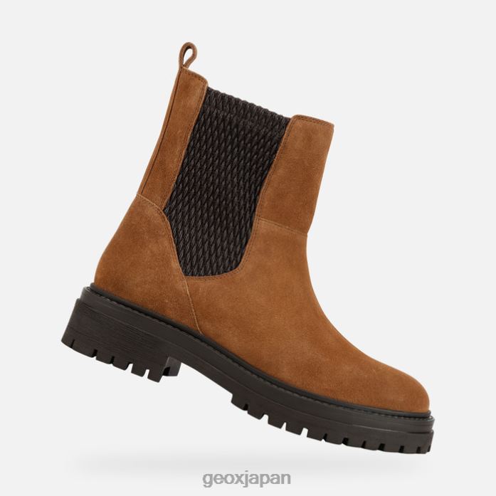 Geox Shoes Japan イリデアの女性 822JX303 女性 ブラウン/コーヒー