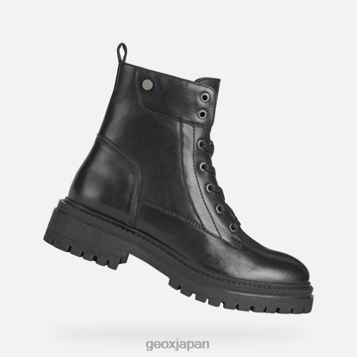Geox Shoes Japan イリデアの女性 822JX313 女性 黒