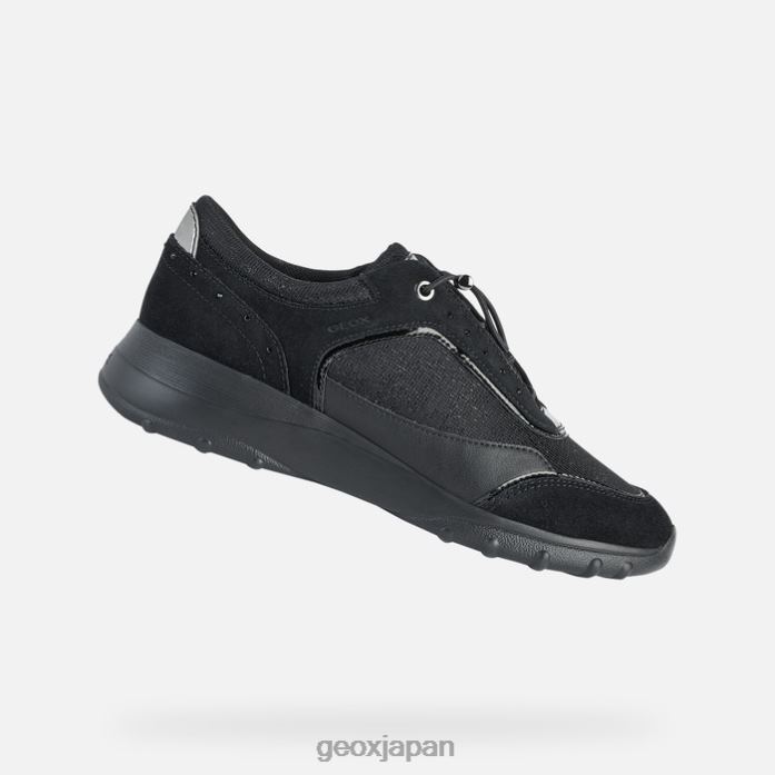 Geox Shoes Japan アレニー女性 822JX315 女性 黒
