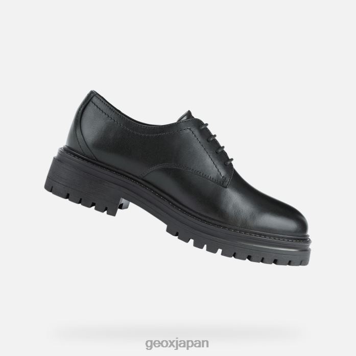 Geox Shoes Japan イリデアの女性 822JX339 女性 黒